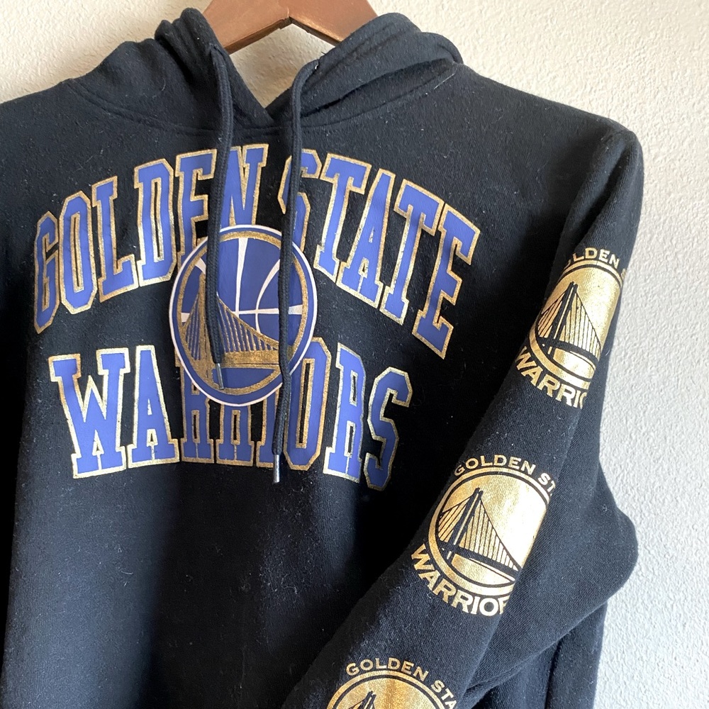NBA Golden State Warriors cropped hoodie